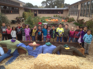 Children at Steele Lane School enjoy their time in the School Garden.