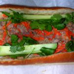 Pork Liver Paté Banh Mi sandwich