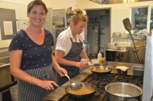 Julia Gnall, the chef and manager of the Tierra Vegetables Kitchen