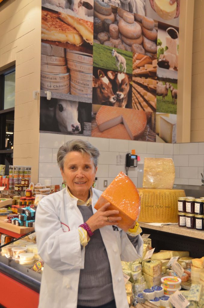 where I lingered with coquettish Colette Hatch, the cheese coordinator, who knows heaps about European and American cheeses