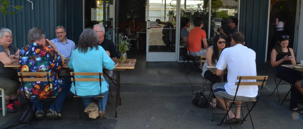 The Naked Pig is only open for breakfast and lunch, Wednesday through Sunday.
