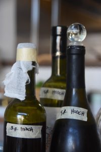 Flower + Bone – Bottles of homemade hooch
