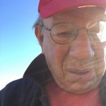 Jonah Raskin's selfie at Will Bucklin's Old Hill Ranch