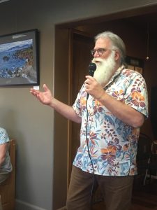 Jim Reichardt at Slow Food Honoree Dinner, June 23, Estero Cafe, Valley Ford, CA