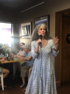Julie Atwood at Slow Food Honoree Dinner, June 23, Estero Cafe, Valley Ford, CA