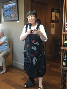 Paula Shatkin at Slow Food Honoree Dinner, June 23, Estero Cafe, Valley Ford, CA