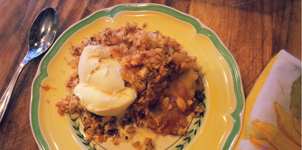 Gravenstein Apple Crumble Recipe