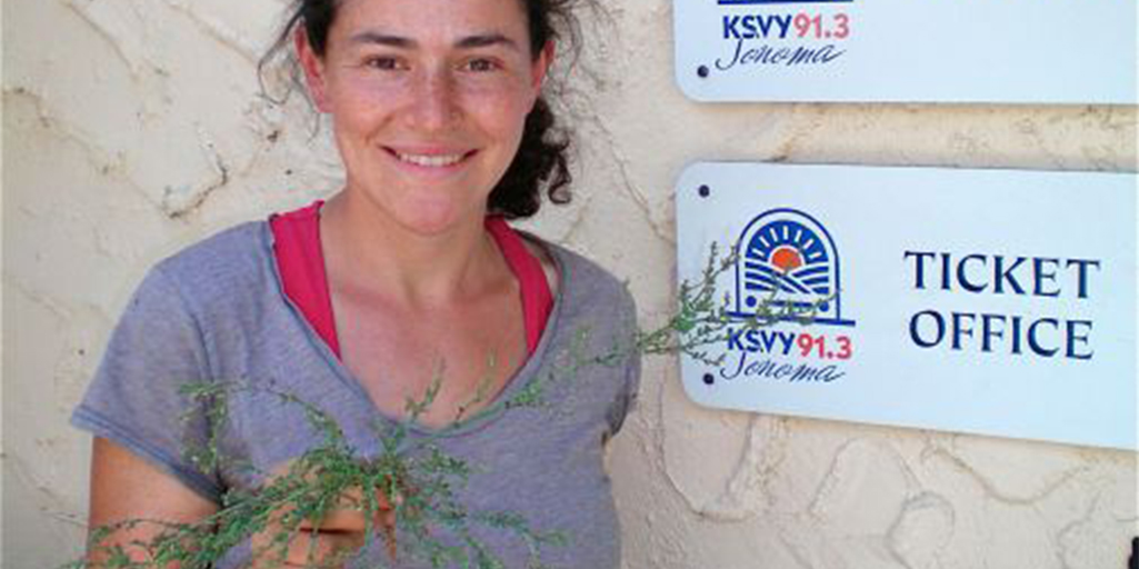 Rachel Kohn Obut, the Farm Manager at Sweetwater Spectrum in the town of Sonoma