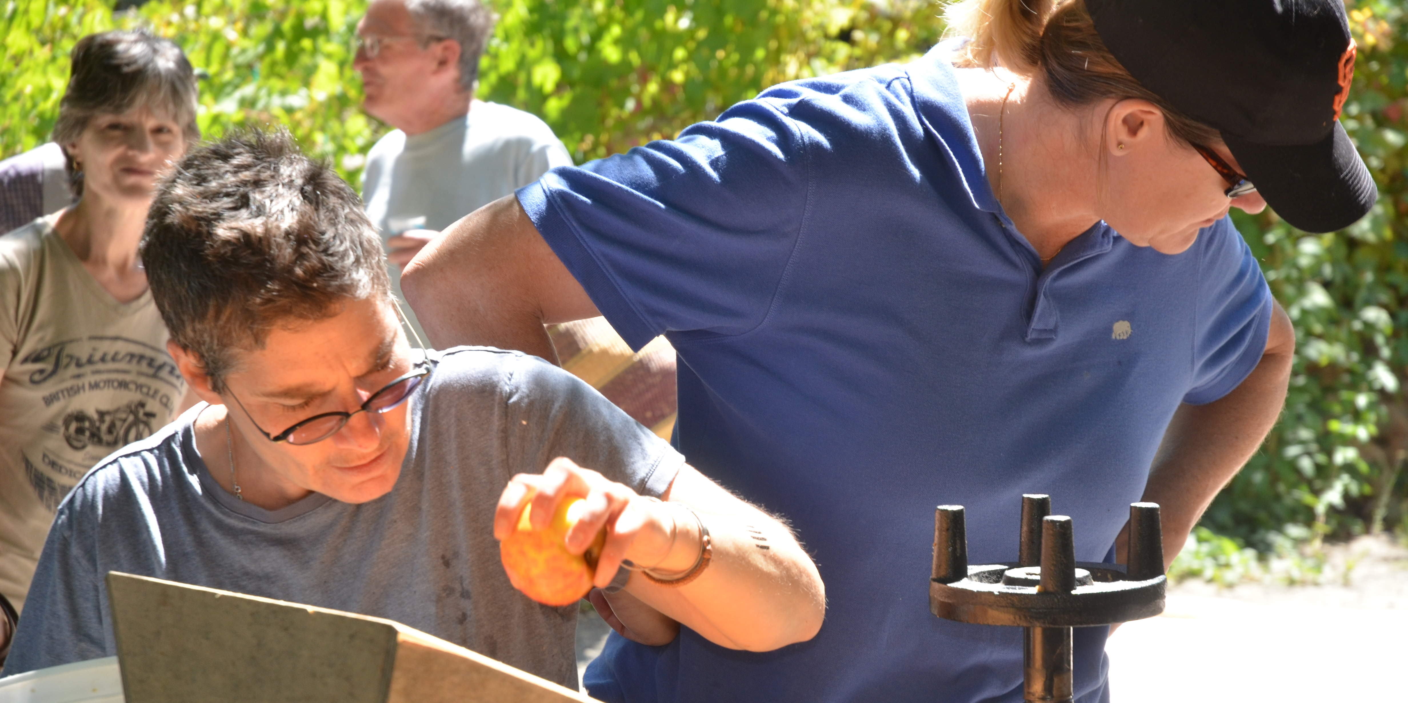 Working together at the Free Community Apple Press