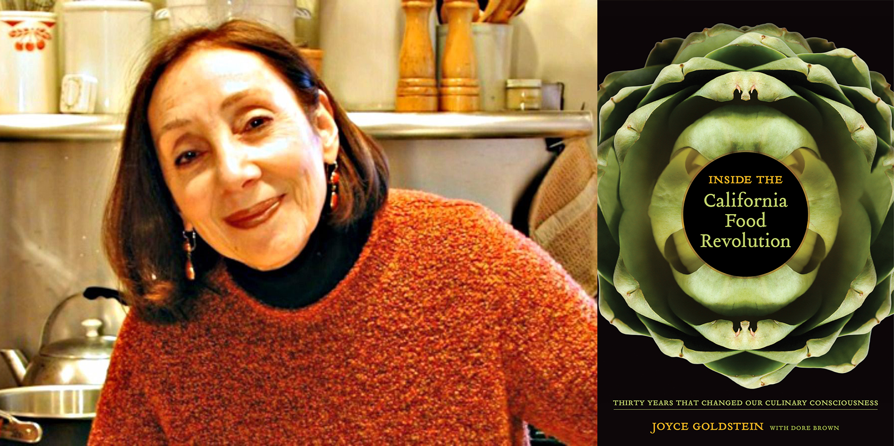 Book Group reads _Inside the California Food Revolution: Thirty Years That Changed Our Culinary Consciousness_, by Joyce Goldstein